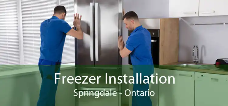 Freezer Installation Springdale - Ontario