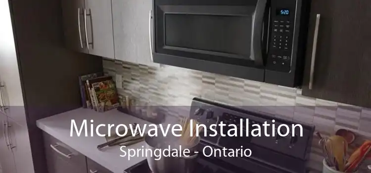 Microwave Installation Springdale - Ontario