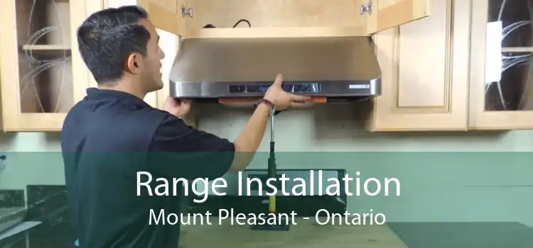Range Installation Mount Pleasant - Ontario