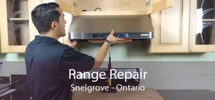 Range Repair Snelgrove - Ontario